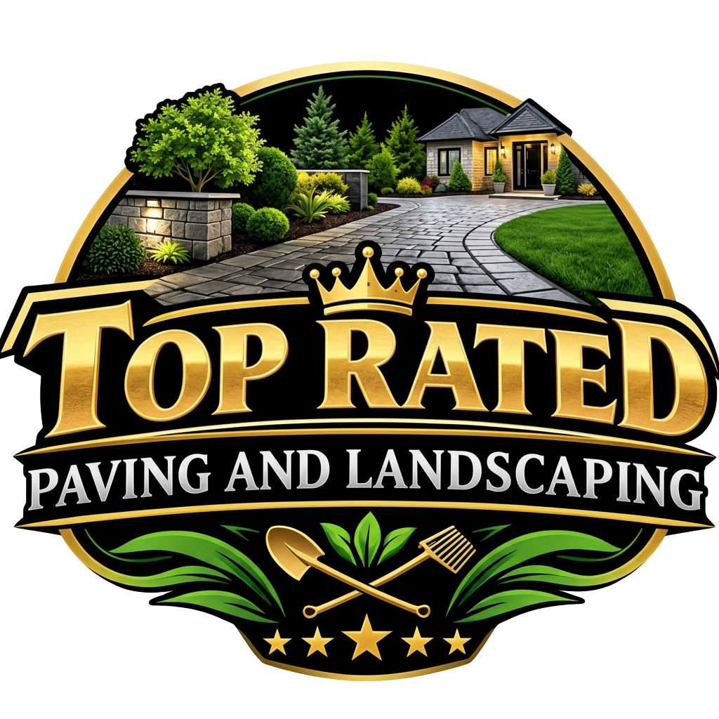 Top Rated Paving and Landscaping logo